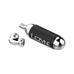 Lezyne Twin Speed Drive CO2 With 25G Cartridge, silver gloss