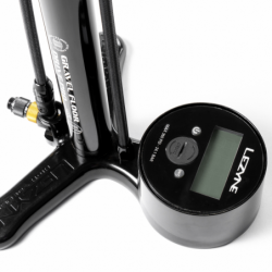 Lezyne Gravel HV Digital Drive Pro, black gloss