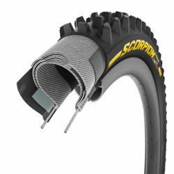 Pirelli Scorpion Race DH Mud DualWall Plus, 29x2.40, black/yellow