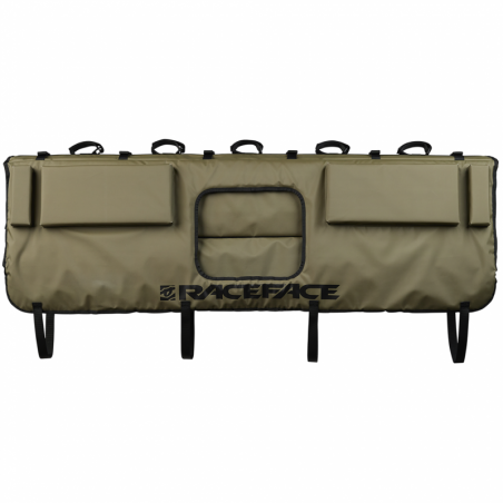 Race Face T2 Tailgate Pad, M, olive