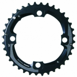 Sram Chainring GX 1400 104 BCD Long Pin 36T 2x11, 104x36T, black