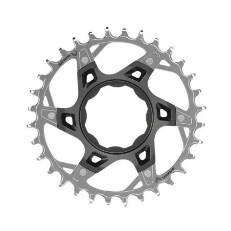 Sram Chainring XX Eagle AXS Transmission TQ Direct Mount, 34T, black/silver