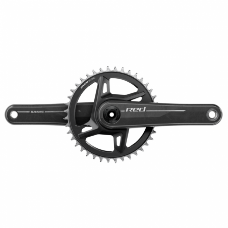 Sram MY24 Crankset Red AXS Wide 1x DirectMount DUB, 165mm/40t, natural carbon