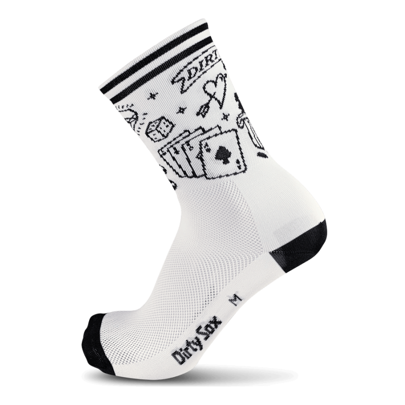 DirtySox Inked - White