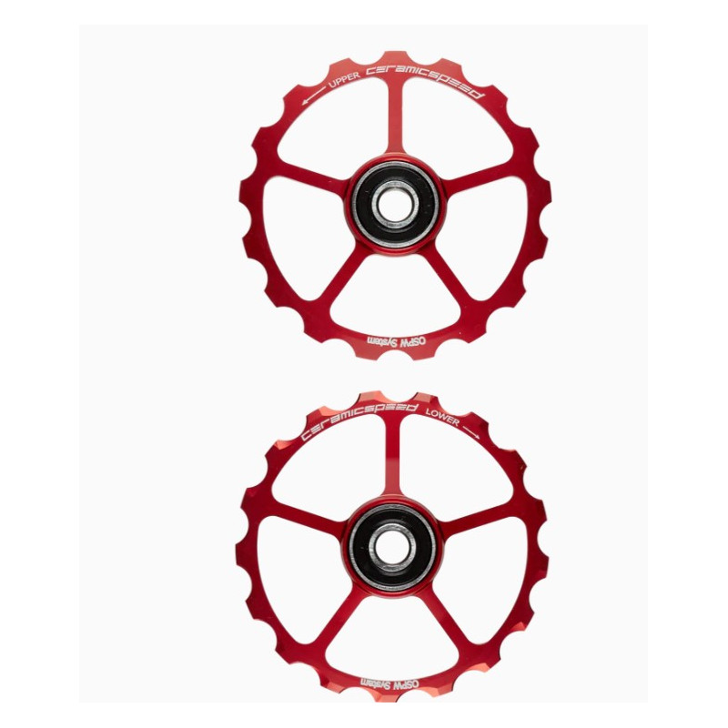 CeramicSpeed OS Pulley Wheels (spare) Coated 17 Zähne