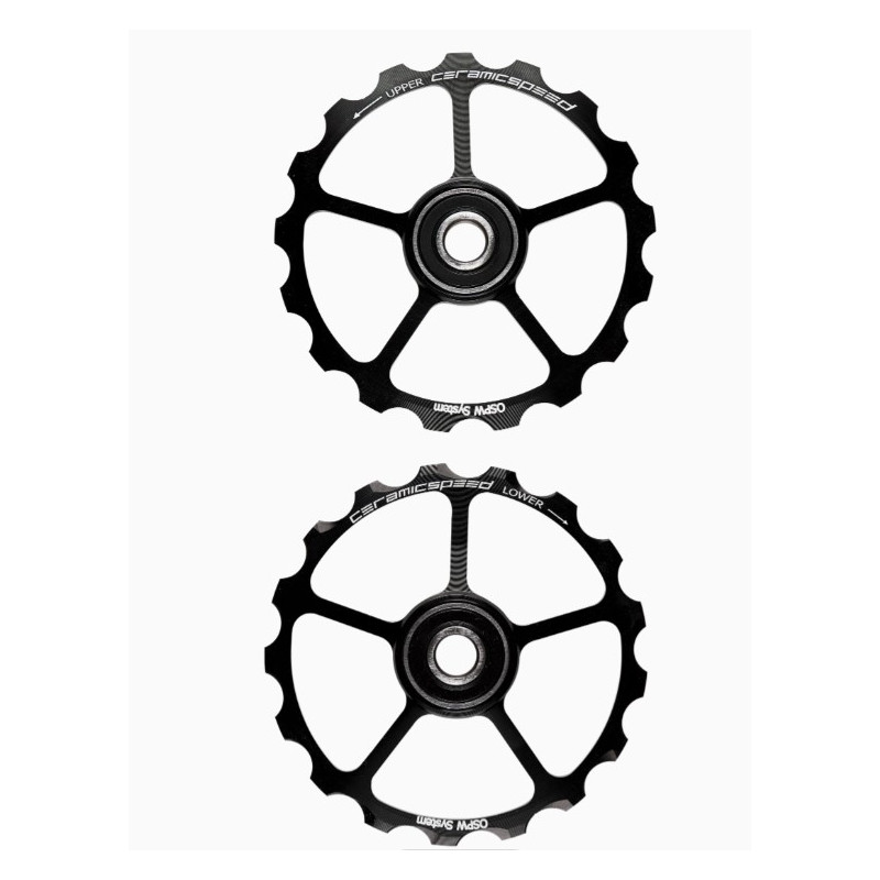 CeramicSpeed OS Pulley Wheels (spare) Coated 17 Zähne