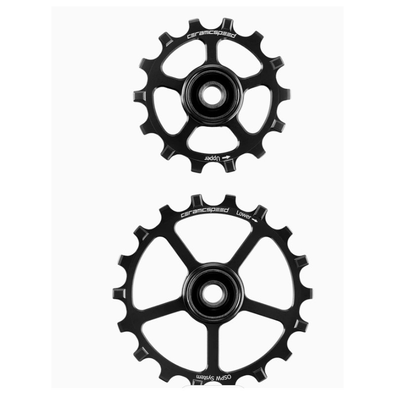 CeramicSpeed OS Pulley Wheels (spare) Coated 14/18 Zähne