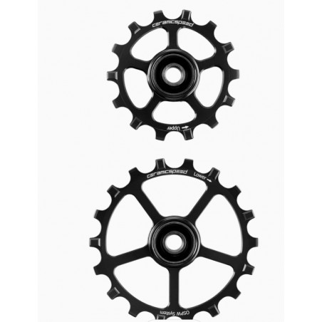 CeramicSpeed OS Pulley Wheels (spare) Coated 14/18 Zähne