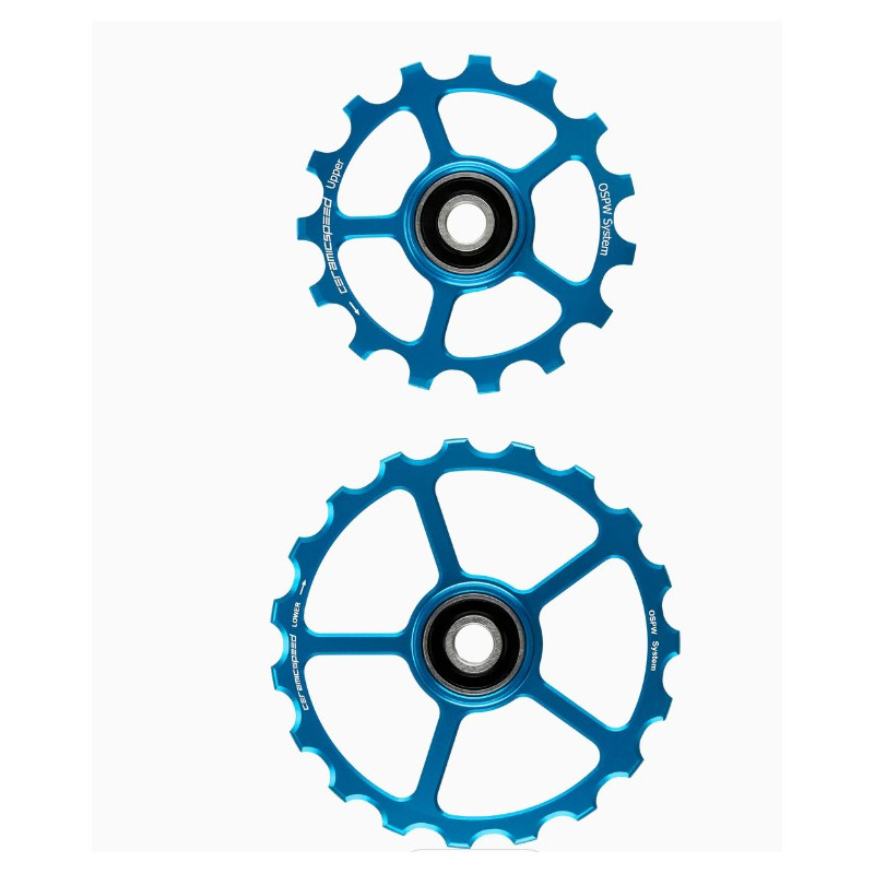 CeramicSpeed OS Pulley Wheels (spare) Coated 15/19 Zähne