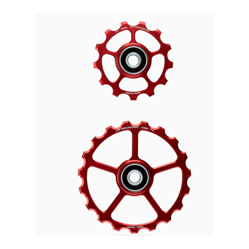 CeramicSpeed OS Pulley Wheels (spare) Coated 13/19 Zähne