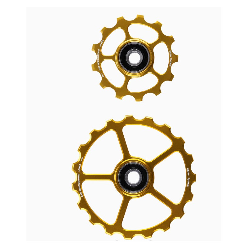 CeramicSpeed OS Pulley Wheels (spare) Coated 13/19 Zähne