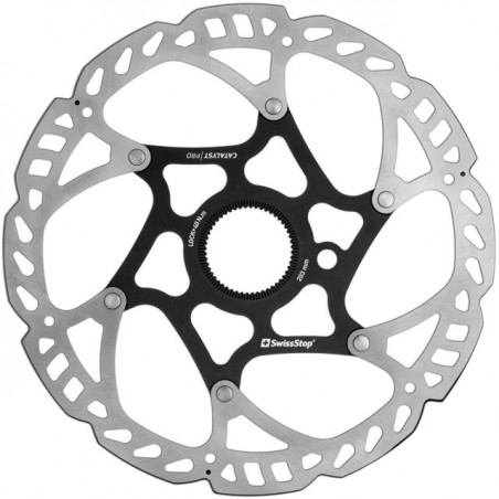 SwissStop Catalyst Pro DISC Scheibe 180mm , Centerlock, 1.90mm, ohne Lockring mit Loch für Magnet