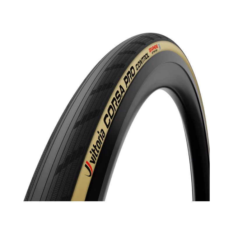 Vittoria Corsa Pro Control TLR 700x32C , 32-622, faltbar, Corespun 320 TPI, Graphene/Silica, braun/schwarz