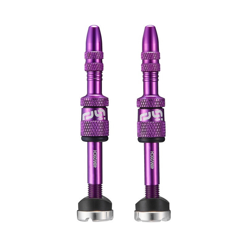 Ethirteen Tubelessventil Quickfill Gen2 Aluminium , 2 Stk 23-31mm