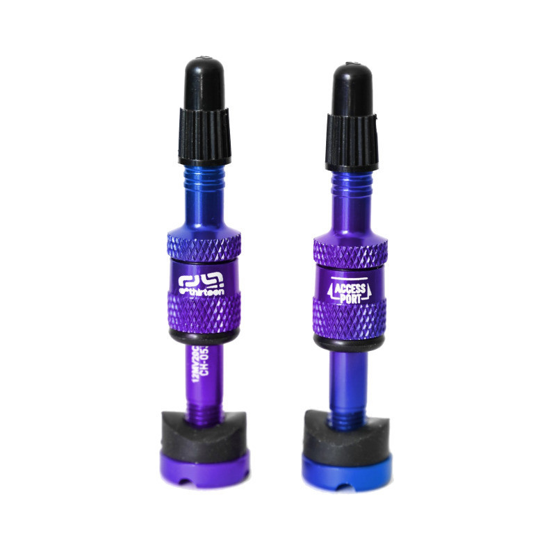 Ethirteen Tubelessventil Quickfill Gen2 Aluminium , 2 Stk 23-31mm