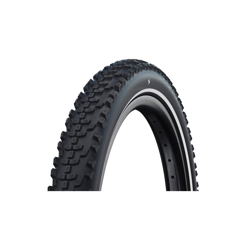 Schwalbe Pneu Smart Sam Cargo 24x2.35 Addix E starr mit Reflexstreifen black