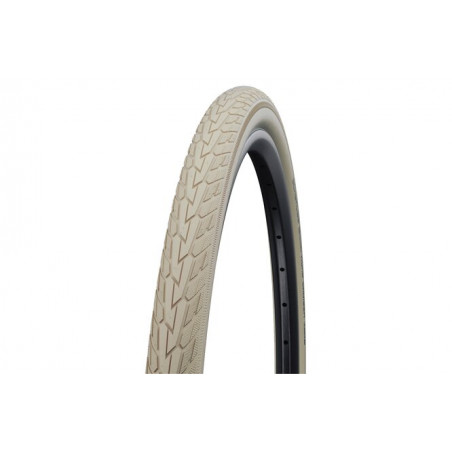 Schwalbe Pneu Road Cruiser 26x1.75 Starr mit Reflexstreifen creme