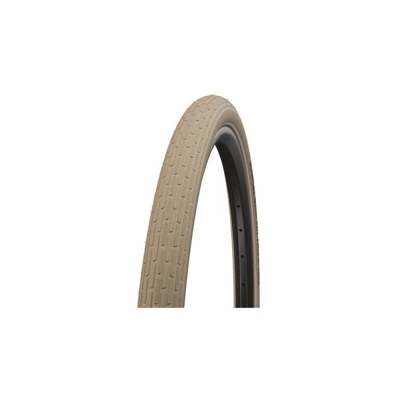 Schwalbe Pneu Fat Frank 28x2.00 Starr mit Reflexstreifen creme