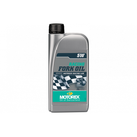 Motorex Racing Fork Oil SAE 5W Federgabelöl Flasche 1 L