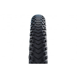 Schwalbe Pneu Marathon Mondial 700x47C Pro Falt mit Reflexstreifen black