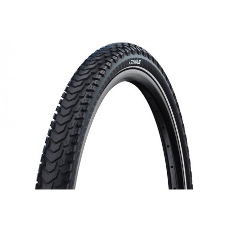 Schwalbe Pneu Marathon Mondial 700x47C Pro Falt mit Reflexstreifen black