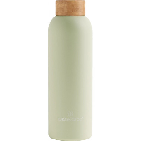 waterdrop Steel Bottle Pastel Olivgrün Matt / 0.6l