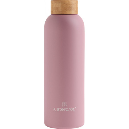 waterdrop Steel Bottle Pastel Pink Matt / 0.6l