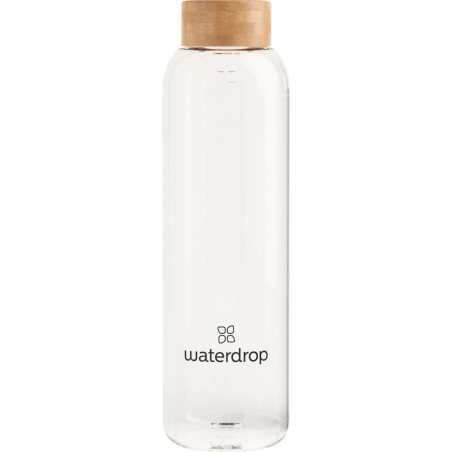 waterdrop Glass Bottle Transparent / 0.6l