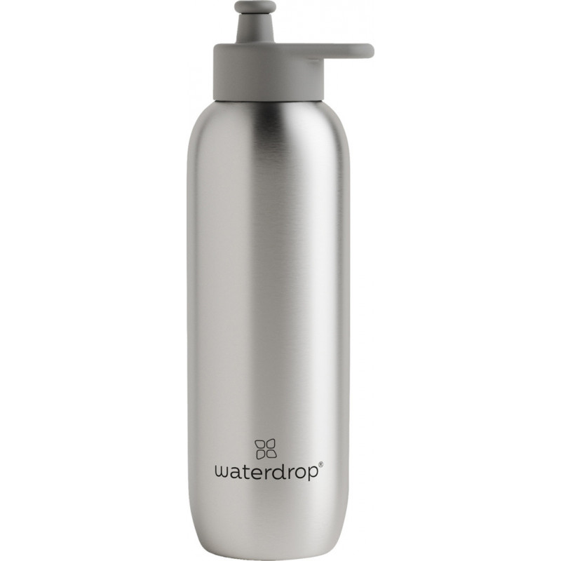 waterdrop Sports Bottle, Silver / 0.6l