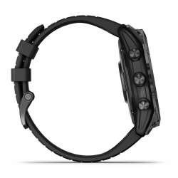 Garmin fenix 7X Pro Saph Solar Carbon Gray Ti w/Black Band