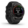 Garmin fenix 7 Pro Saph Solar, Crbn Gry DLC Ti w/Black Band