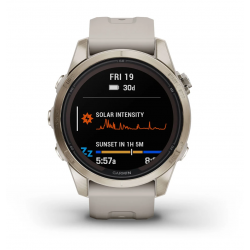 Garmin fenix 7S Pro  Saphir Solar Smartwatch Beige/Softgold