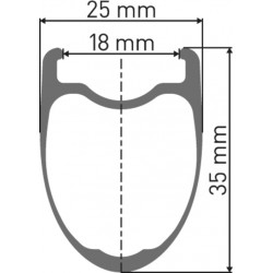 DT Swiss PRC 1100 DICUT Laufrad 700C RB 35 130/5mm HG