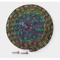 CYCLOWAX Pre waxed Chain SRAM Red E1 FlatTop 12 fach 114 Glieder rainbow Kette