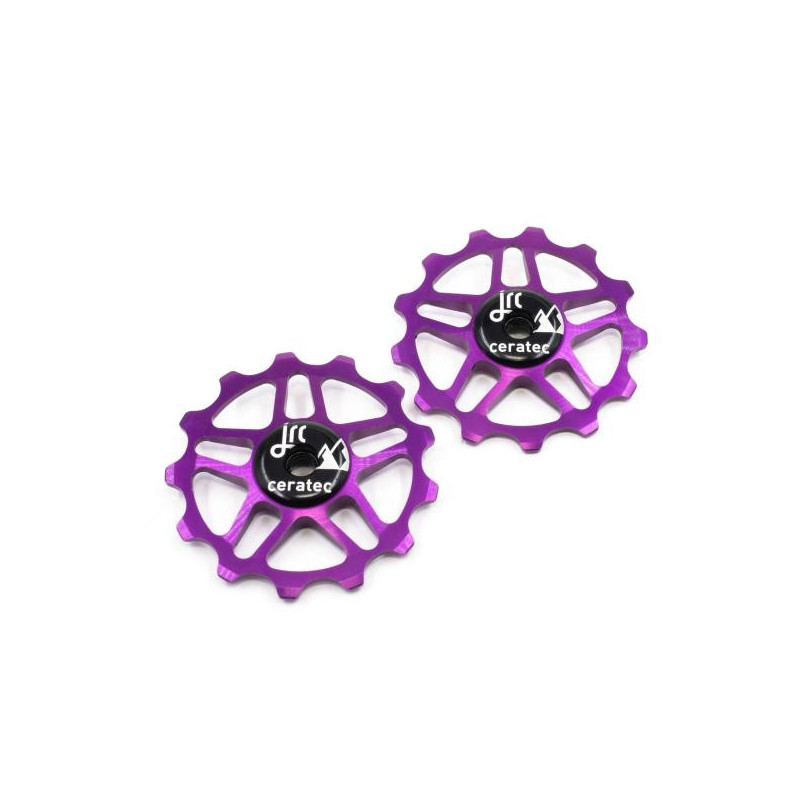 JRC Components Ceramic Shimano XTR/XT/SLX/Deore 12-fach purple Schaltwerkrädchen