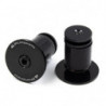 JRC Components Aluminium Handlebar End Plugs black Lenkerendstopfen