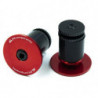 JRC Components Aluminium Handlebar End Plugs red Lenkerendstopfen