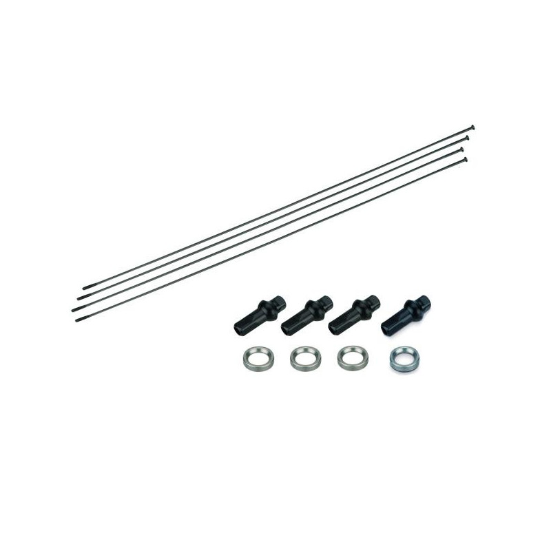 NEWMEN Sapim Laser Straightpull schwarz Speichenset 280/278mm