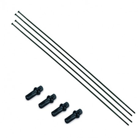 NEWMEN Sapim CX-Ray Straightpull schwarz Speichenset 286/272mm