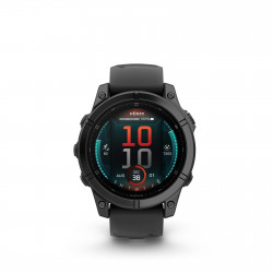 Garmin fēnix® E – 47 mm, AMOLED, mit QuickFit®-Silikon-Armband 22 mm, Sportuhr