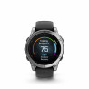 Garmin fēnix® E – 47 mm, AMOLED, mit QuickFit®-Silikon-Armband 22 mm, Sportuhr
