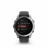 Garmin fēnix® E – 47 mm, AMOLED, mit QuickFit®-Silikon-Armband 22 mm, Sportuhr