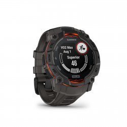 Garmin Instinct 3 – 50 mm, Solar, mit Silikon-Wechselarmband 26 mm, Sportuhr