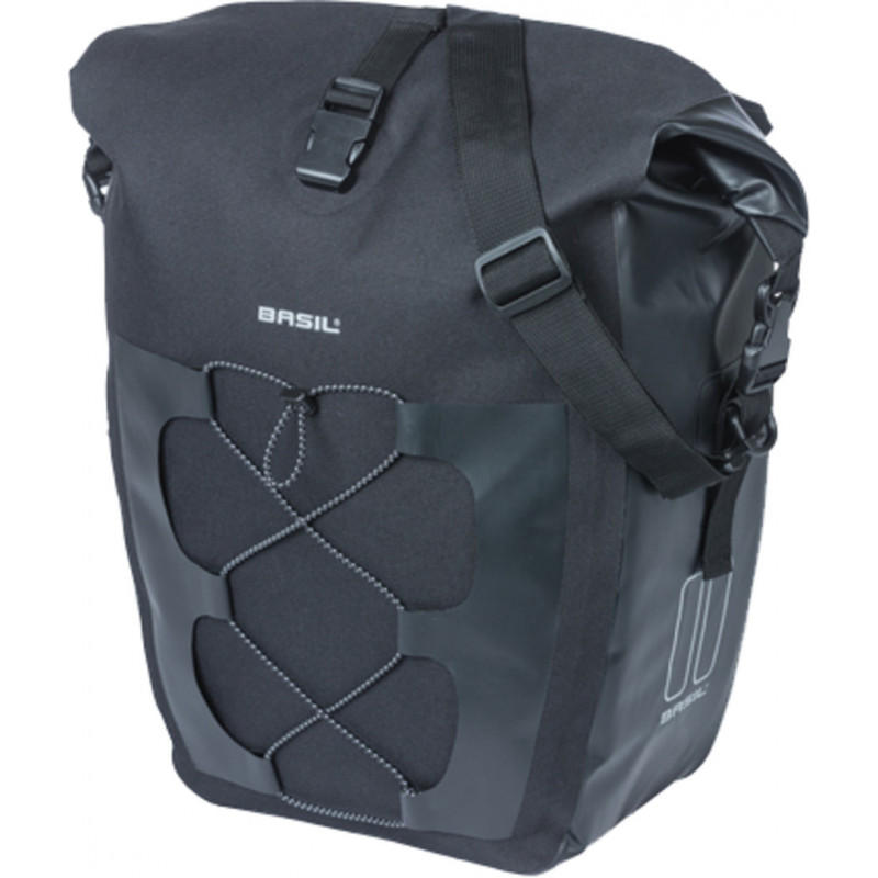 Basil Navigator Waterpr. L,MIK Studs,Einzeltasche, 22L, schwarz