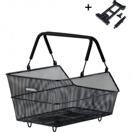 Basil Cento MIK HR-Korb, schwarz