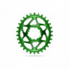 absoluteBLACK, Kettenblatt, OVAL, MTB, für Sram, DIRECT MOUNT, GXP - N/W, 6mm Versatz, GREEN - GRÃœN, 30 Zähne