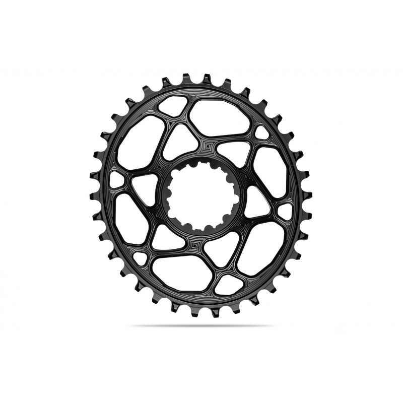 absoluteBLACK, Kettenblatt, OVAL, MTB, für Sram, DIRECT MOUNT, GXP, 3mm Versatz, Boost, BLACK - SCHWARZ, 34 Zähne