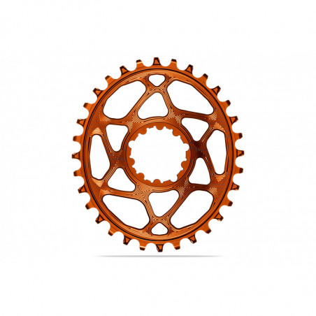 absoluteBLACK, Kettenblatt, OVAL, MTB, für Sram, DIRECT MOUNT, GXP, 3mm Versatz, Boost, ORANGE, 36 Zähne