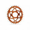 absoluteBLACK, Kettenblatt, OVAL, MTB, für Sram, DIRECT MOUNT, GXP, 3mm Versatz, Boost, ORANGE, 36 Zähne