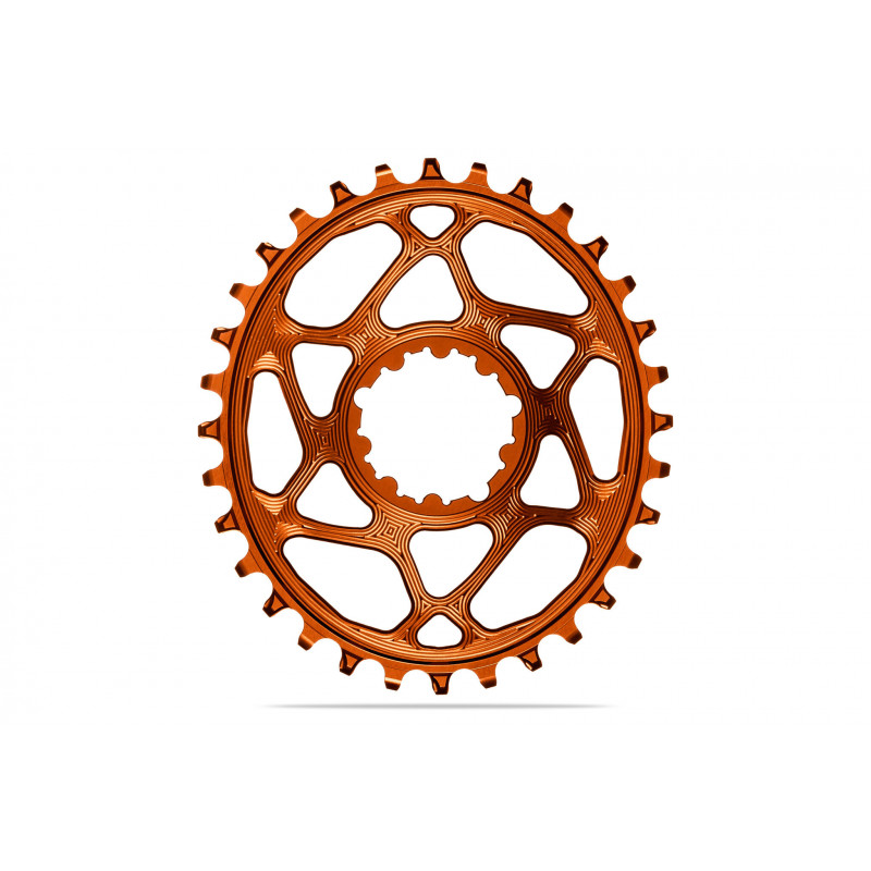 absoluteBLACK, Kettenblatt, OVAL, MTB, für Sram, DIRECT MOUNT, GXP, 3mm Versatz, Boost, ORANGE, 30 Zähne